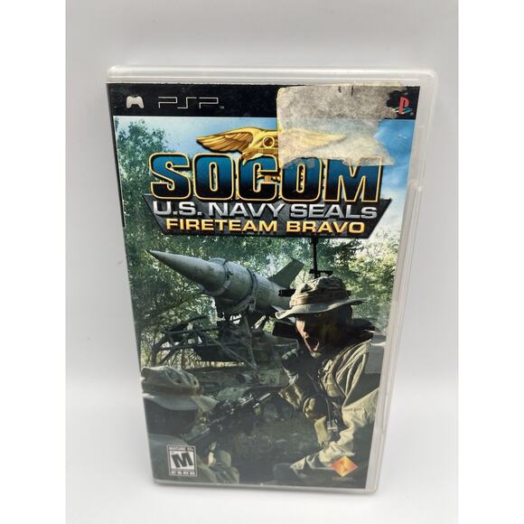 Socom US Navy Seals Fireteam Bravo (Sony PSP, 2005) Complete Tested - Picture 1 of 9